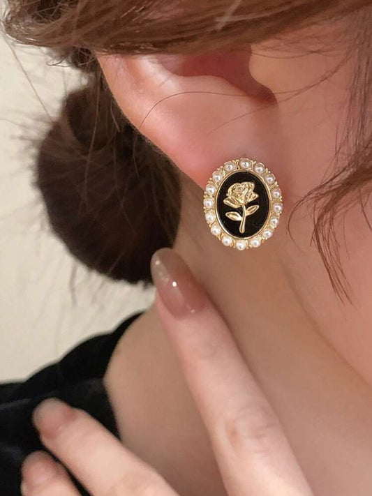 Aretes Rosa Glamorosa