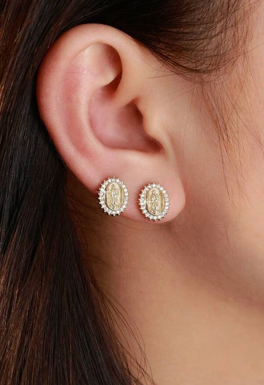 Aretes Virgen de Guadalupe