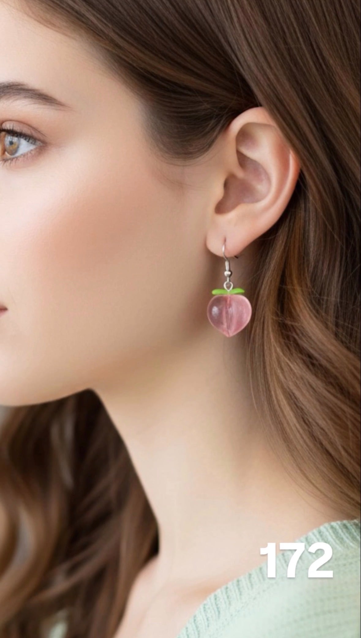 Aretes melocoton