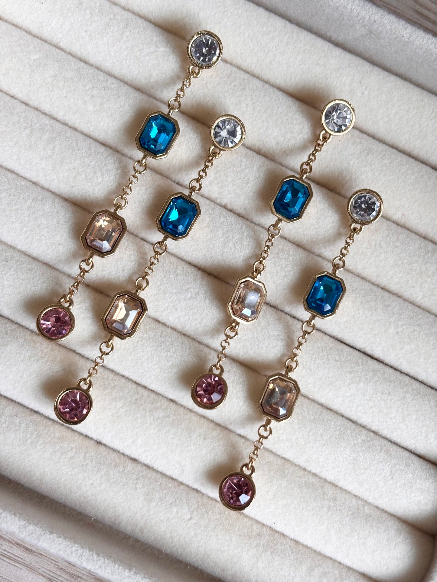 Aretes colores glamoroso